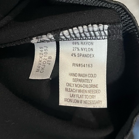 Calvin Klein- Power Stretch Black High Rise Leggings Size M - Picture 5 of 5